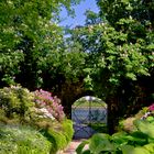 Koblenz, Kurfüstliches Schloss, Tor vom Lennégarten zur Rheinpromenade