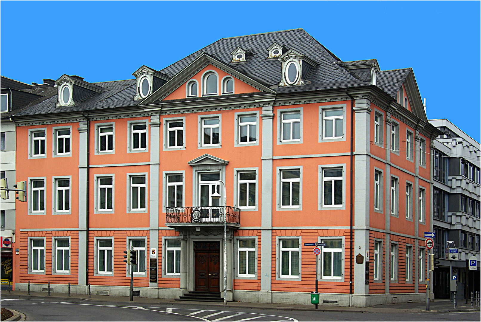 Koblenz (Lassaulx`sche Haus Clemensstrasse Ecke Poststrasse