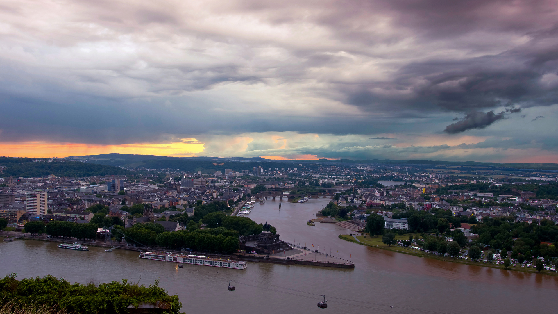 Koblenz, Moselmündung