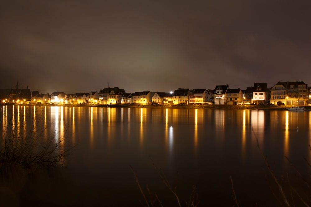 Koblenz Niederwerth bei Nacht