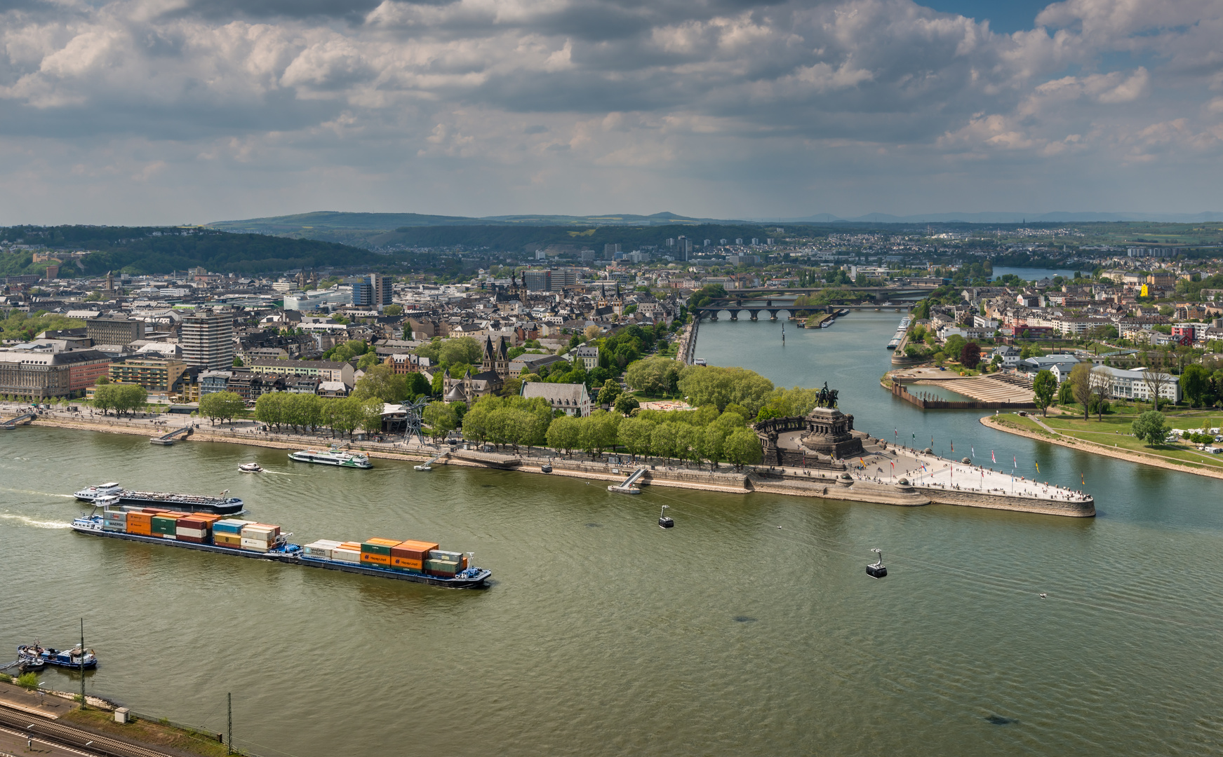 Koblenz-Panorama 9 Foto & Bild | architektur, stadtlandschaft ...
