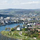 Koblenz Panorama vom Aussichtsbauwerk auf dem Festungsplateau