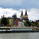 Koblenz von der Mosel aus gesehen