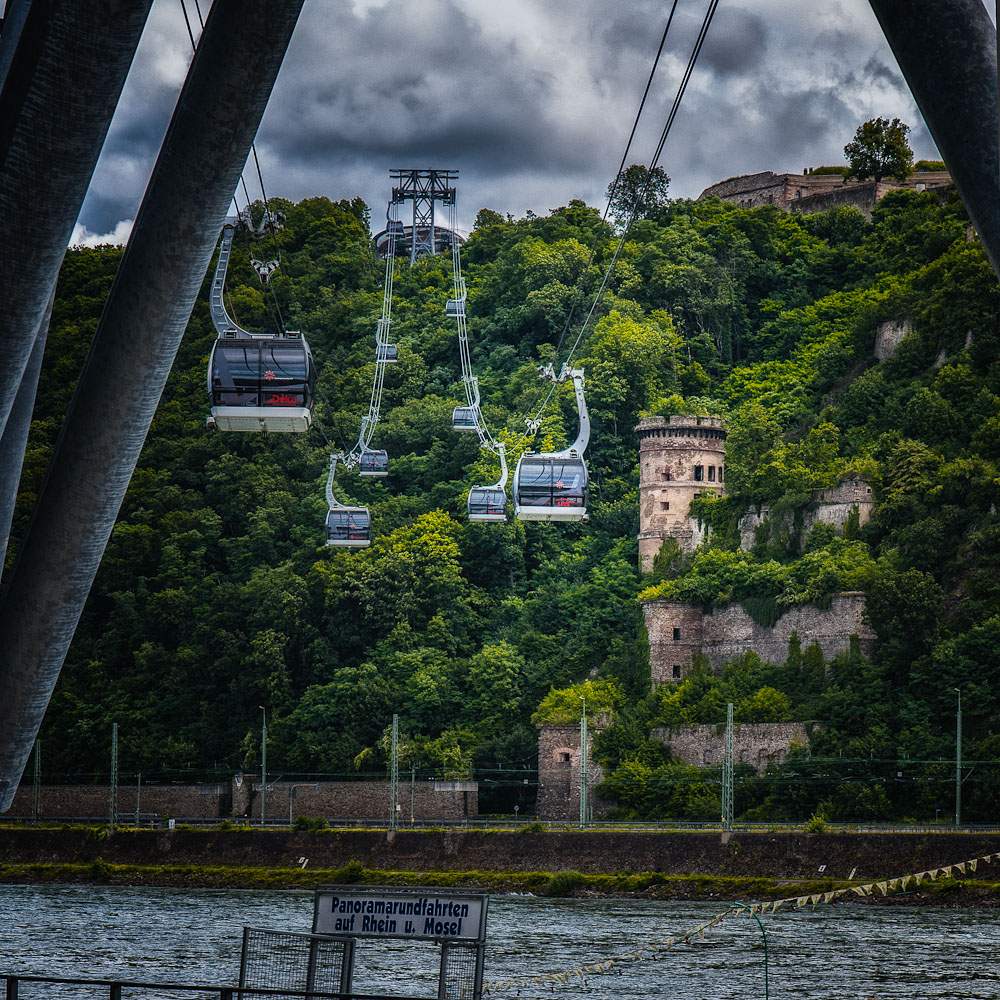 Koblenz...#09 - Seilbahn Foto & Bild | deutschland, europe ...