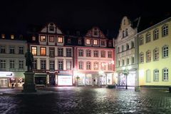 Koblenzer Jesuitenplatz bei Nacht