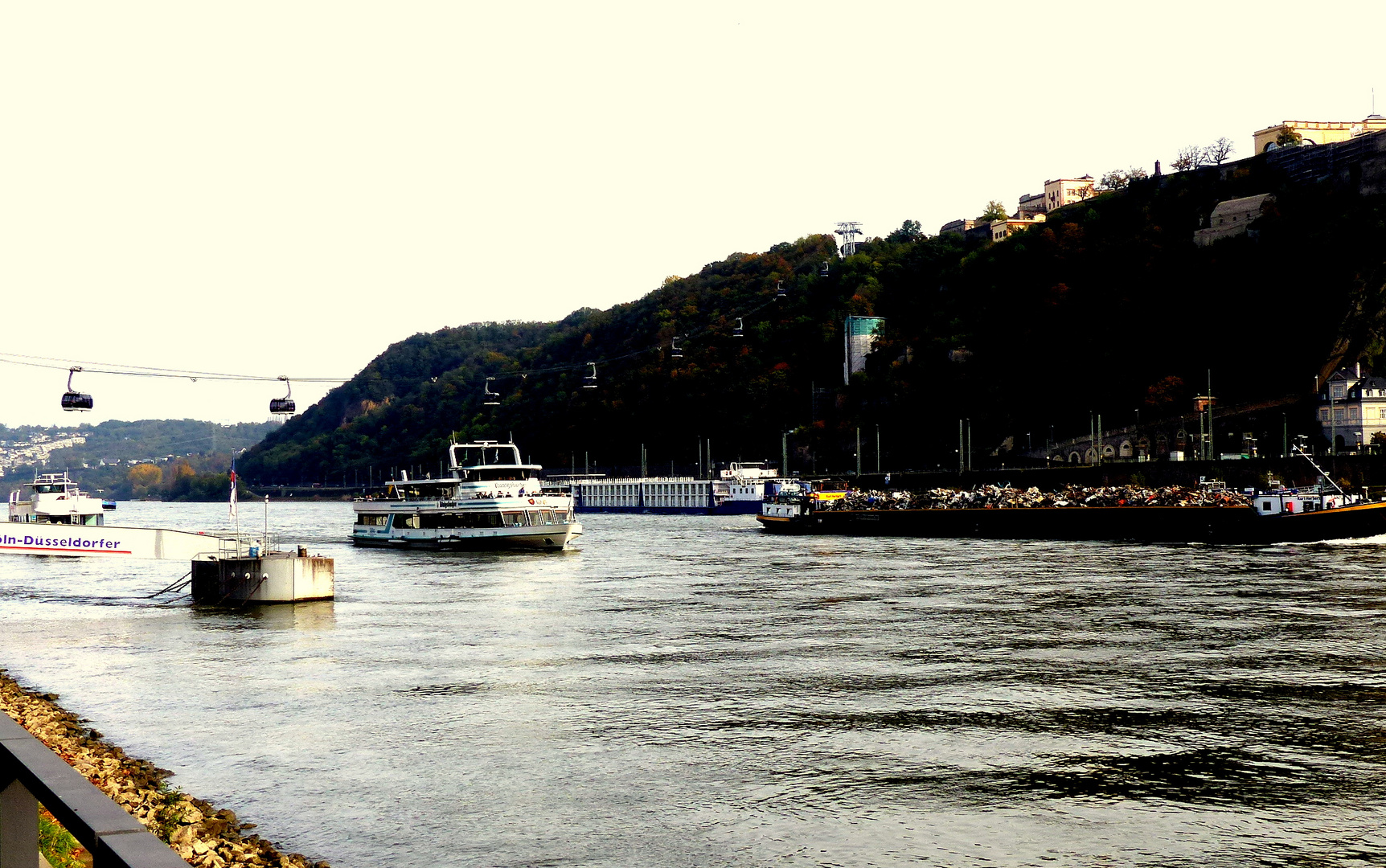 Koblenzer Seilbahn über den Rhein