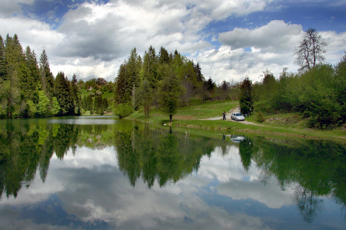 KOCEVSKA REKA lake Slovenia