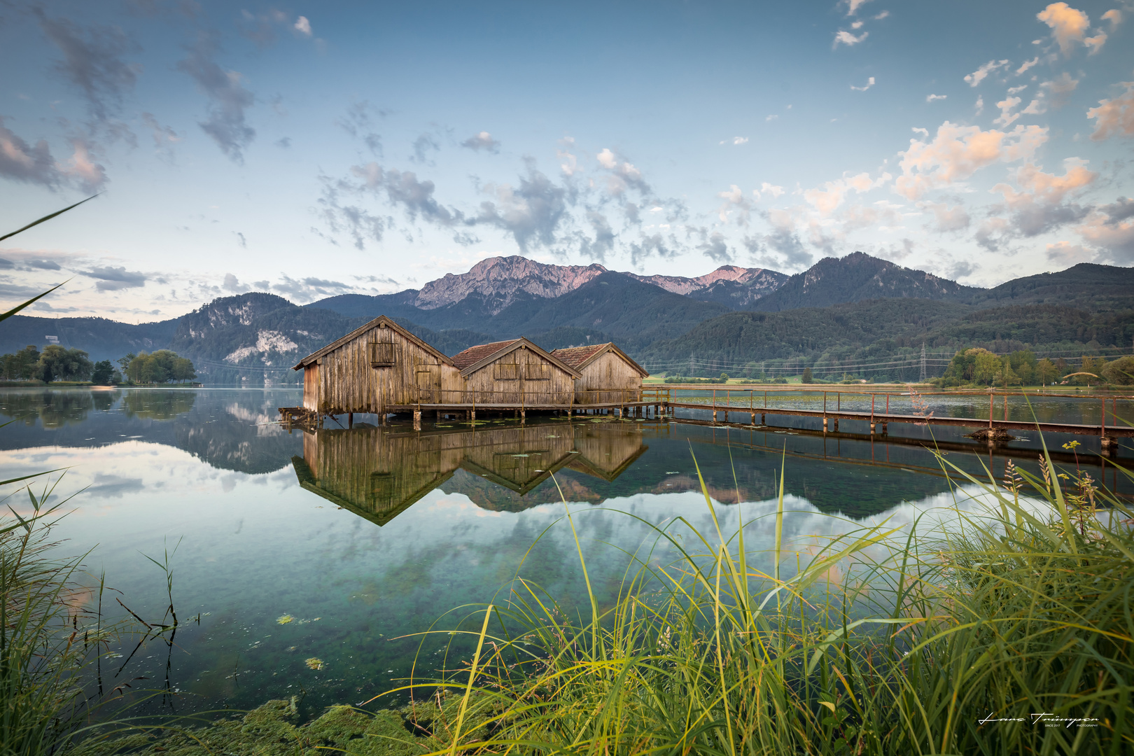 Kochelsee Bootshäuser