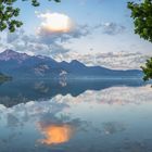 Kochelsee im ersten Tageslicht