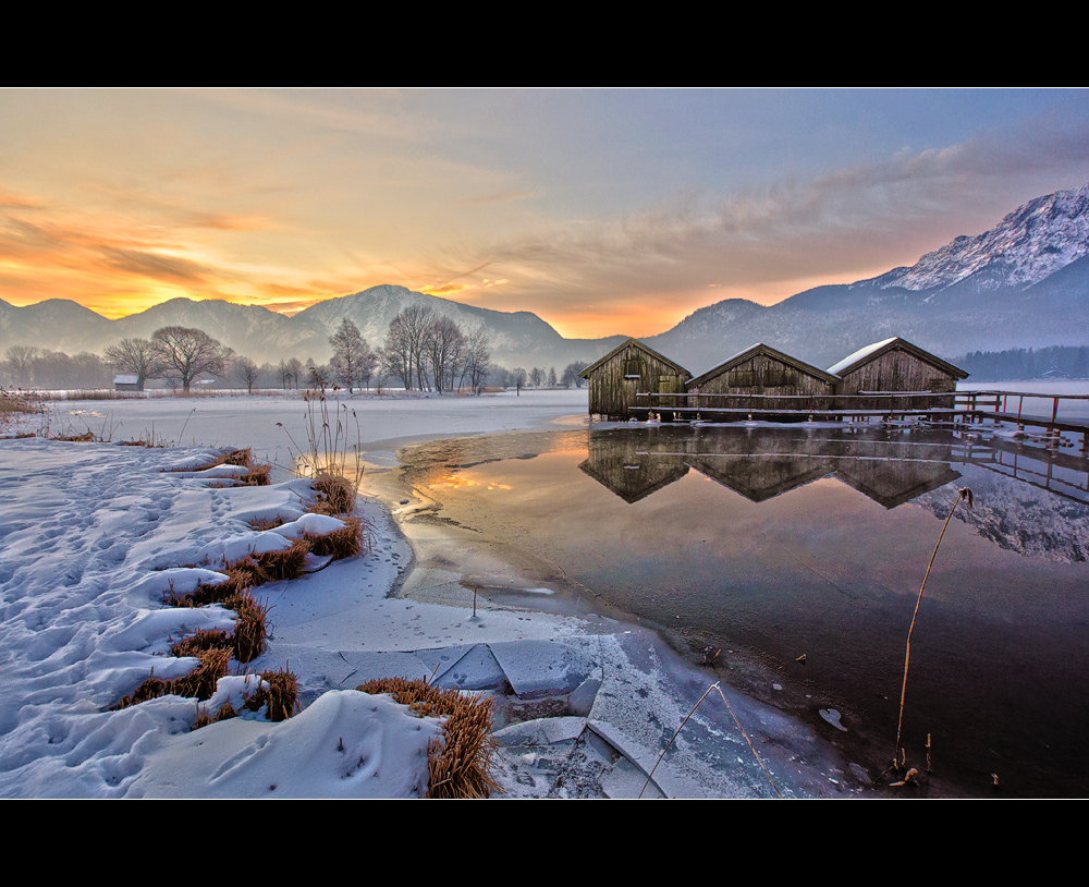 Kochelsee im Winter