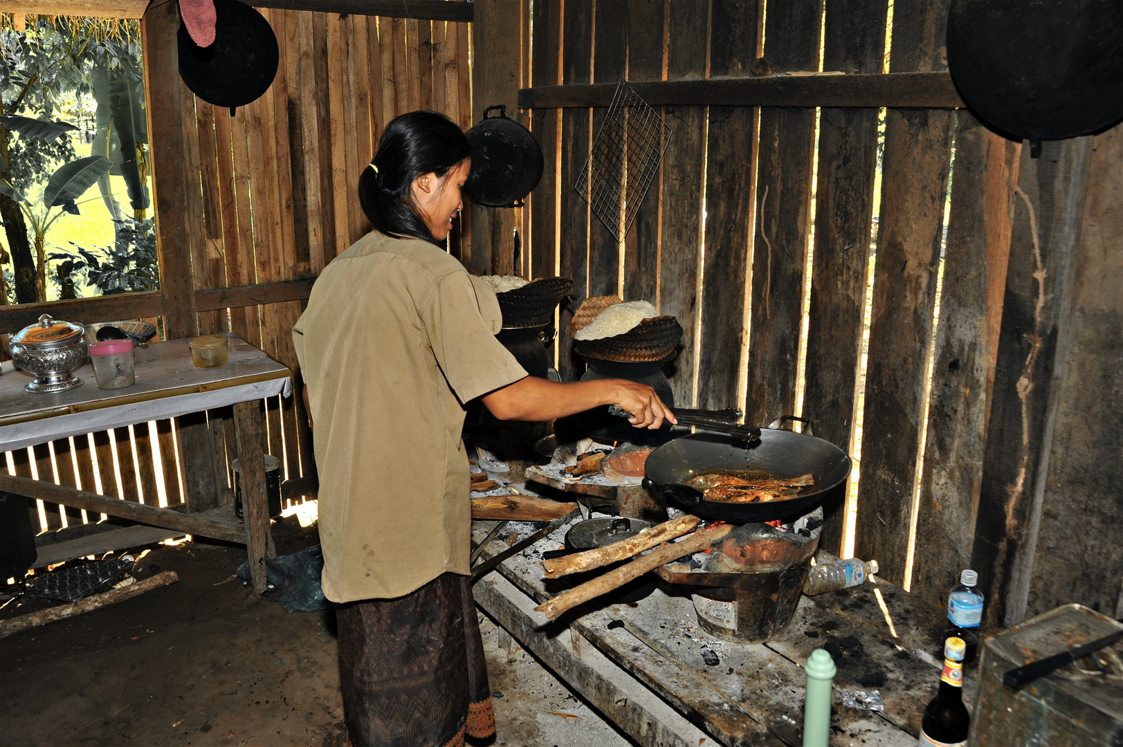 Kochen im Wok