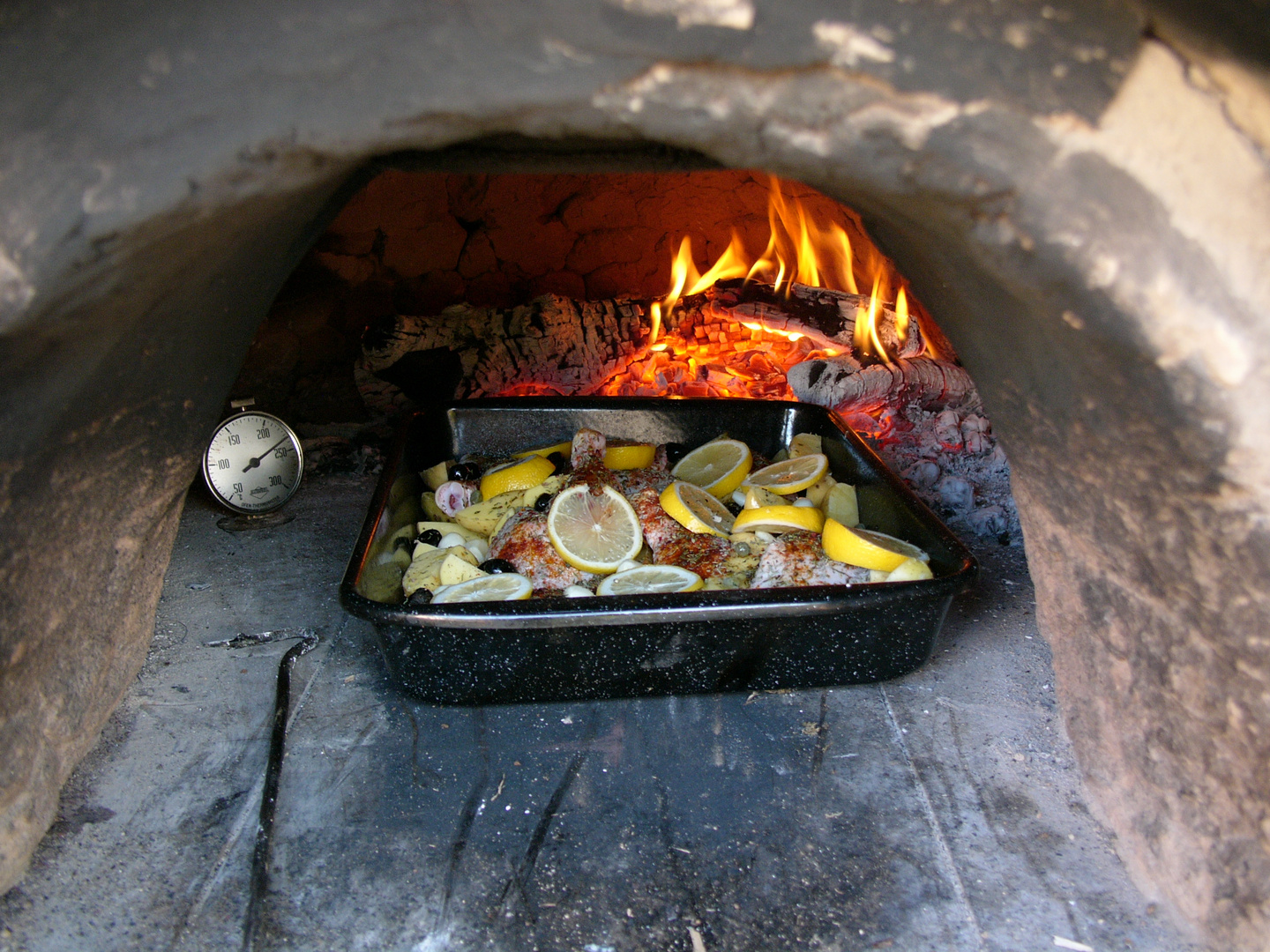 Kochen mit Feuer