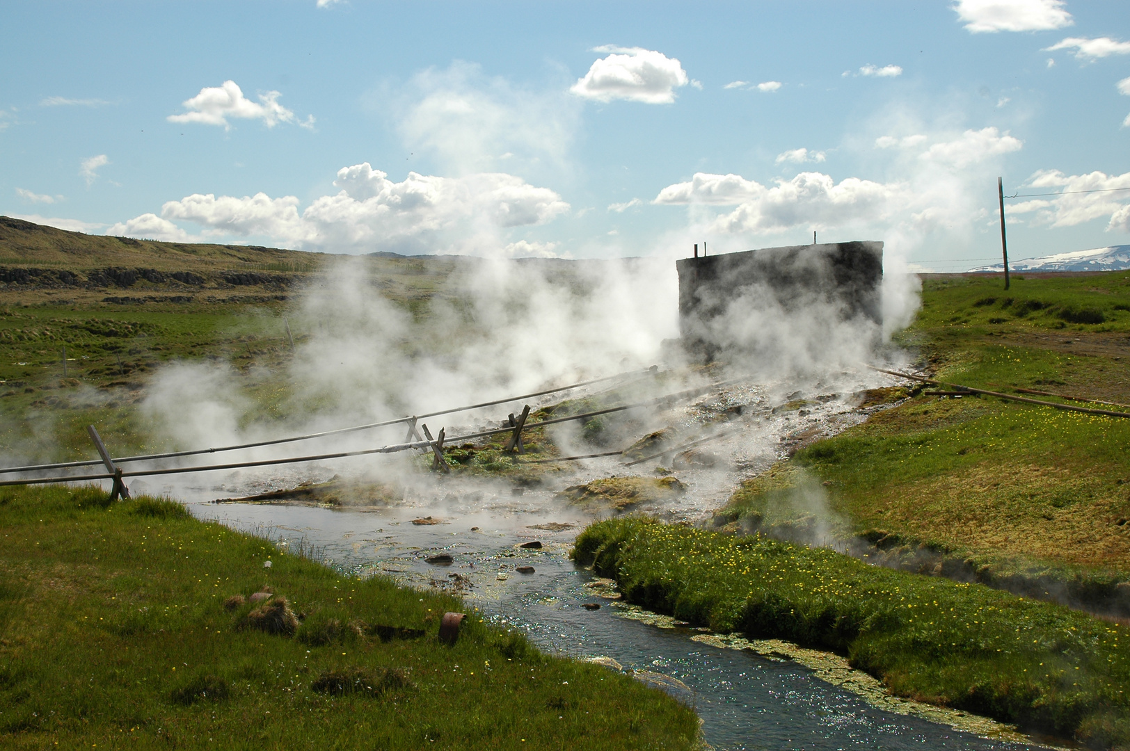 kochende Wasserquelle auf Island