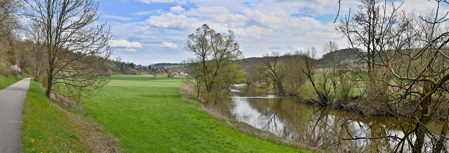 Kochertal vom Radweg aus gesehen