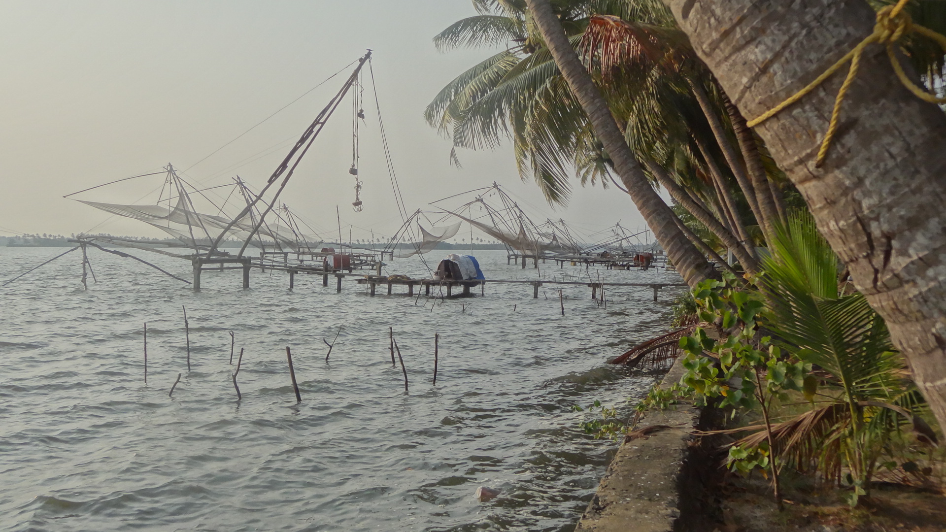 Kochi,Indien Fischernetze