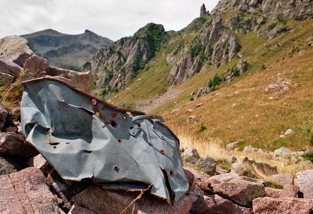 Kochtopf an der ehemaligen Dolomitenfront