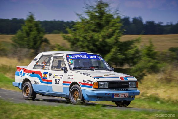 Škoda 130 LR - Gr. B bei der Rallye in Daun