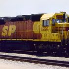 Kodachrome Merger Paint Southern Pacific EMD SD45 SP #7558, Tucson, AZ