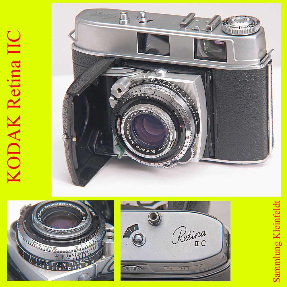 KODAK Retina IIC - die letzte ihres Stammes ...