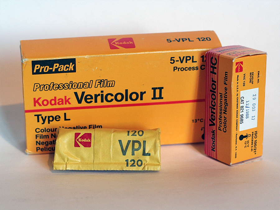 Kodak Vericolor II Type L und Kodak Vericolor HC