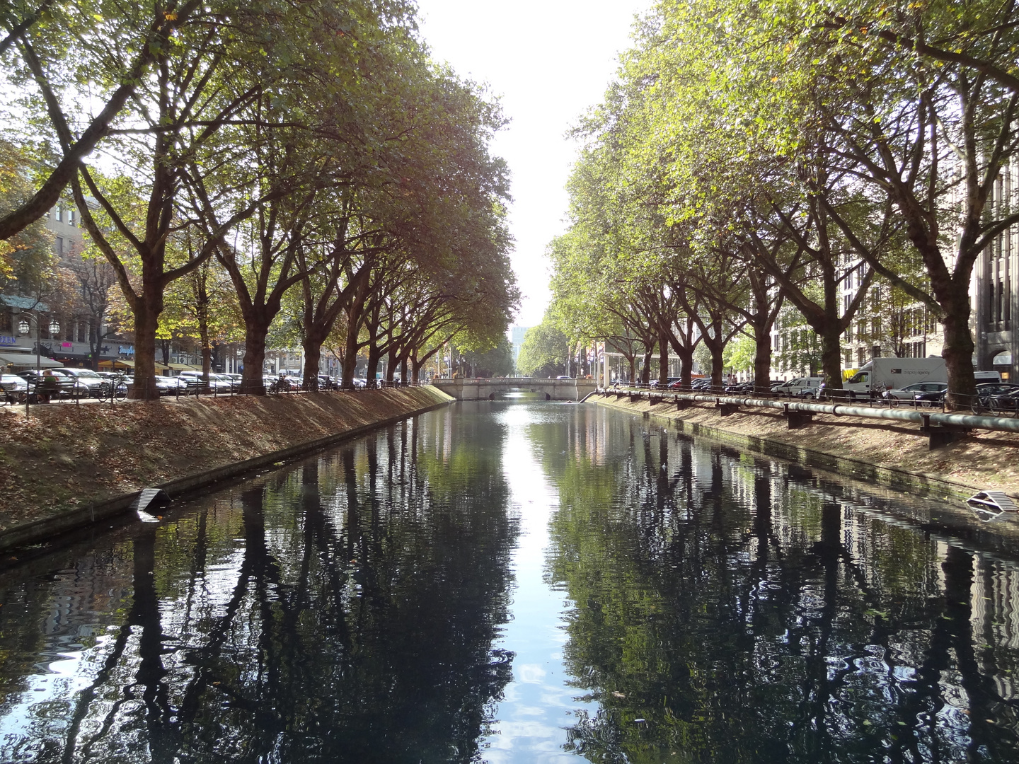 Kö-Graben an der Düsseldorfer Königsallee