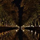 Kö Graben in Düsseldorf bei Nacht