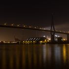 Köhlbrandbrücke bei Nacht