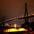 Köhlbrandbrücke bei Nacht