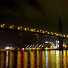 Köhlbrandbrücke bei Nacht