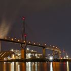 Köhlbrandbrücke bei Nacht