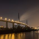 Köhlbrandbrücke - Blick über den Roßkanal