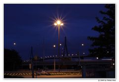 Köhlbrandbrücke by Night