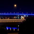 Köhlbrandbrücke HH in Blau