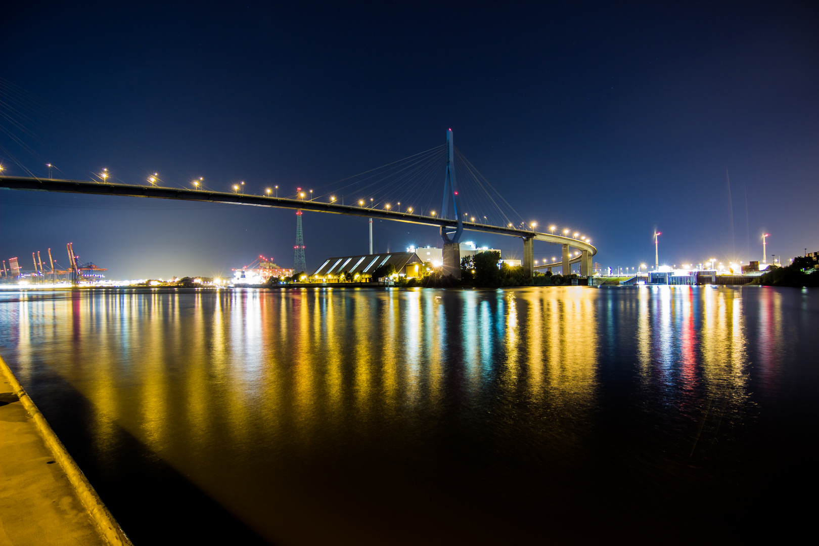 Köhlbrandbrücke in Hamburg