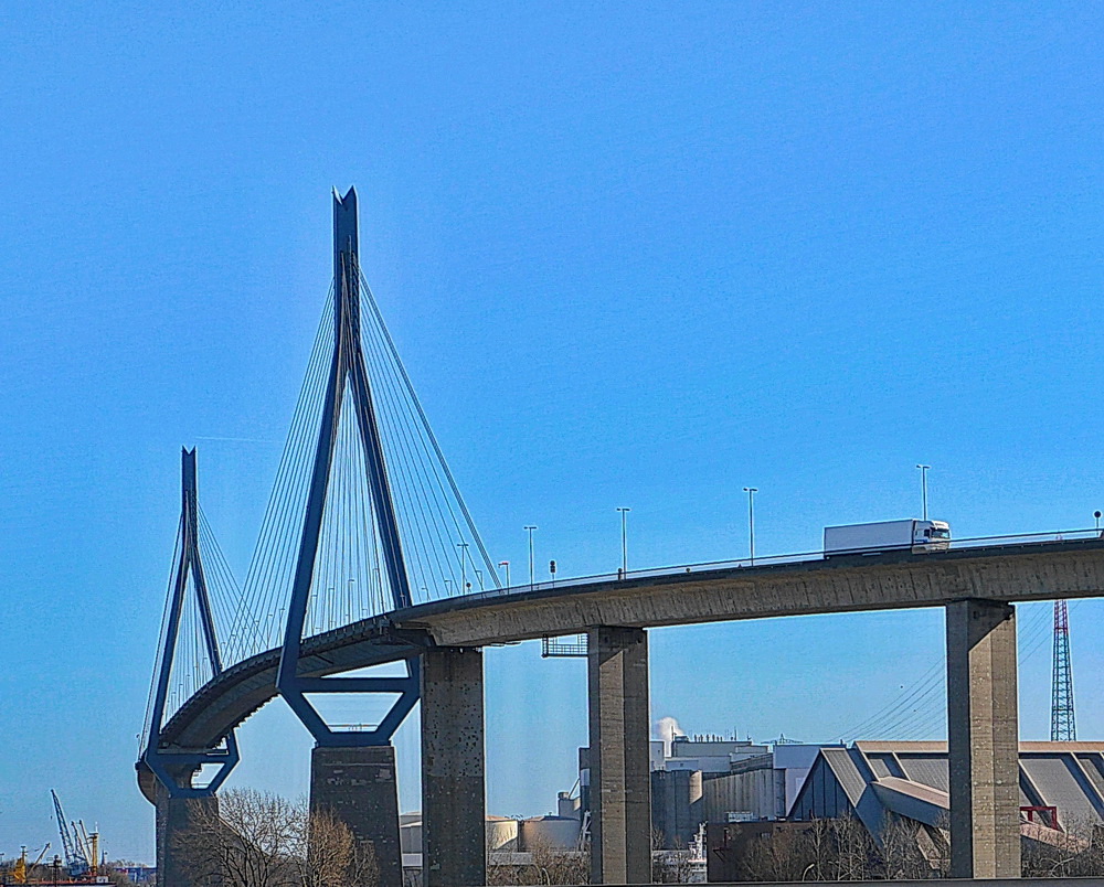 Köhlbrandbrücke in Hamburg