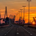 Köhlbrandbrücke - Sonnenuntergang