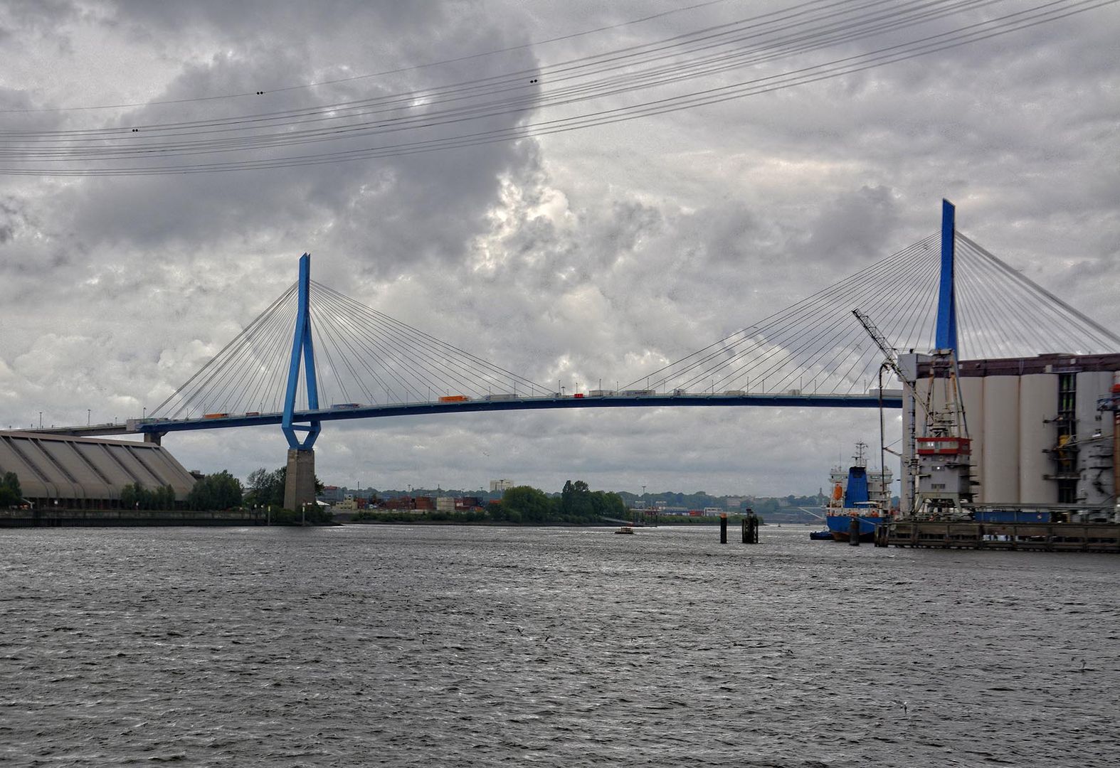 Köhlbrandbrücke Südseite