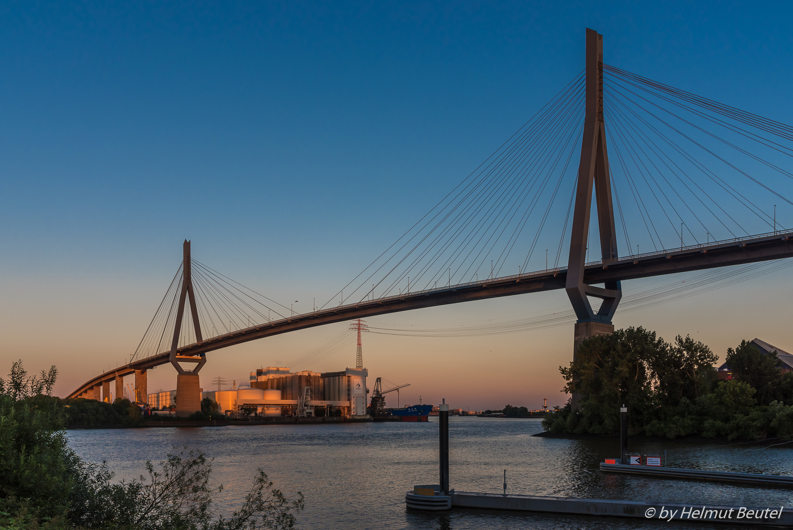 Köhlbrandbrücke @sunset