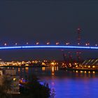 Köhlbrandbrücke während Blue Port