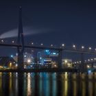 Köhlbrndbrücke bei Nacht