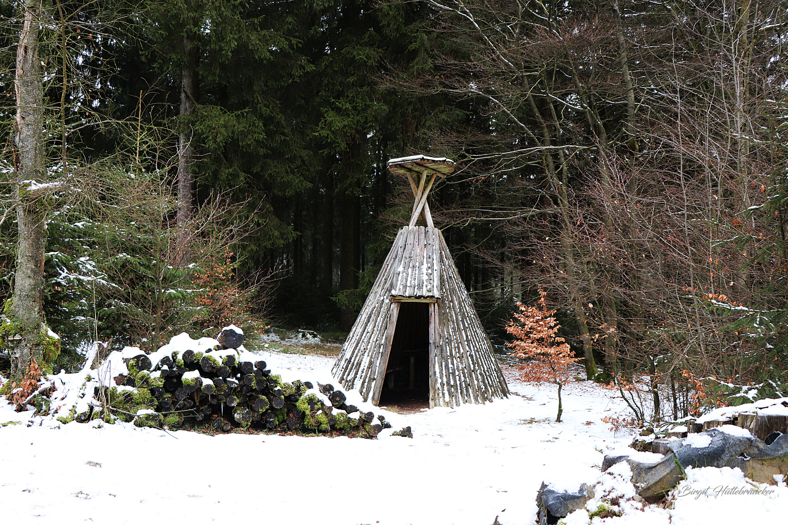 Köhlerhütte im Ebbegebirge