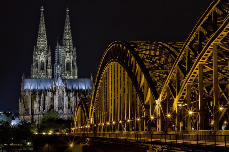 Kölle - derDom und Hohenzollernbrücke