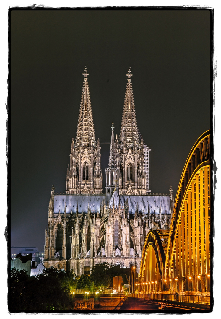 Köln 2015; Dom bei Nacht