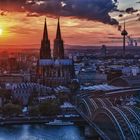 Köln Abendämmerung