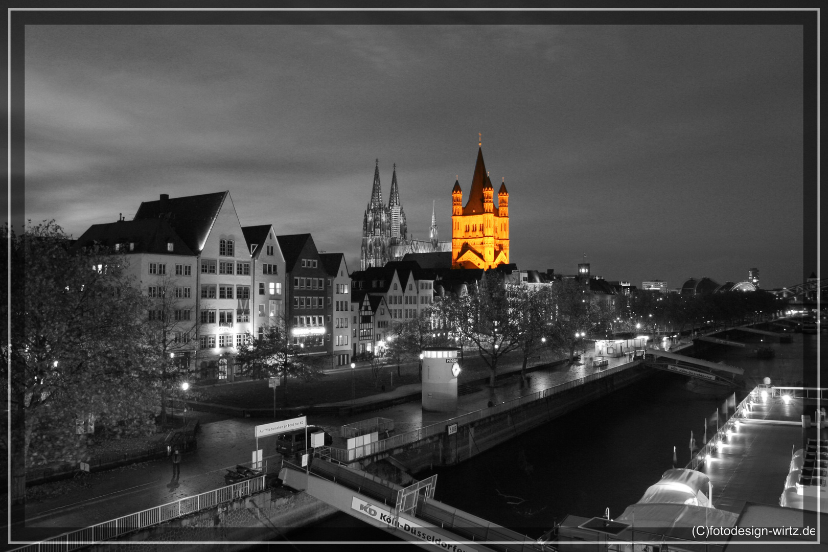 Köln als Colorkey