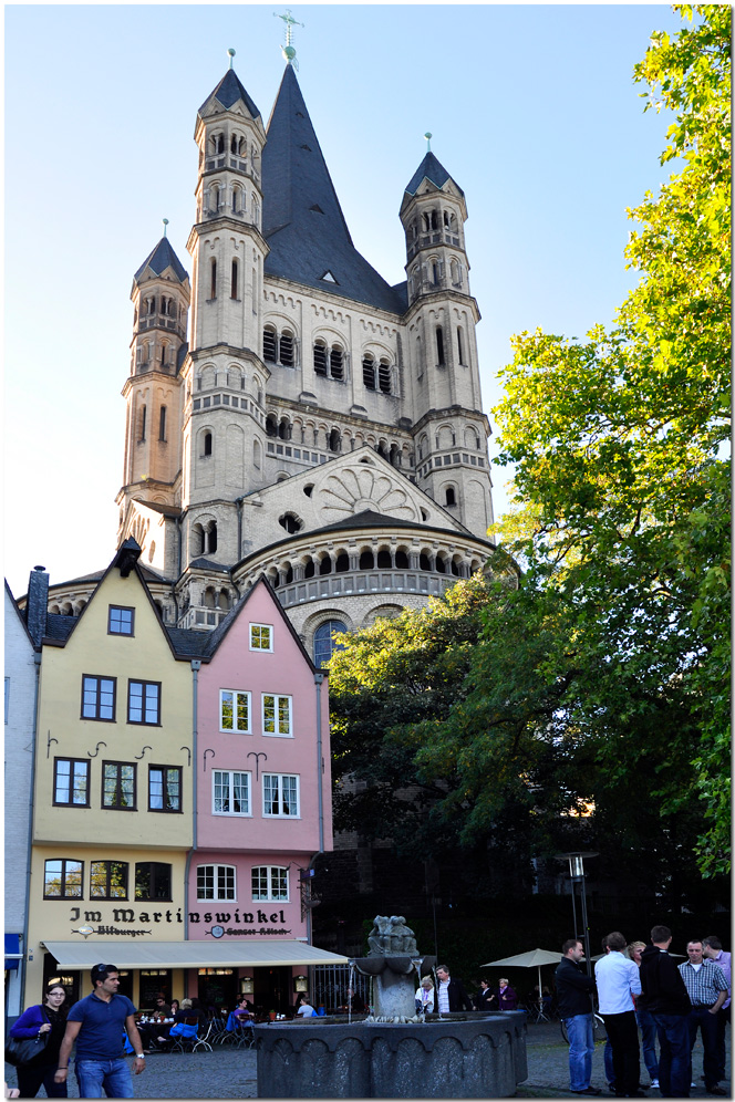 Köln - Altstadt mit St. Martin