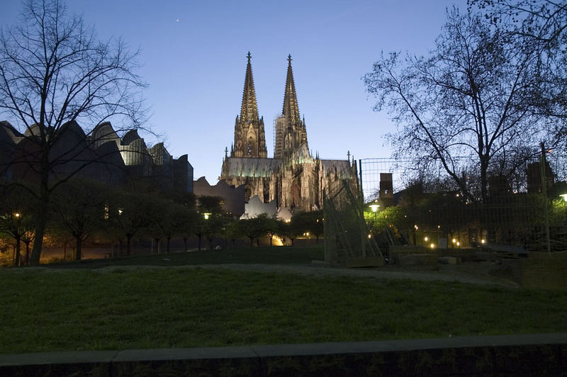 Köln an einem Frühlingsabend