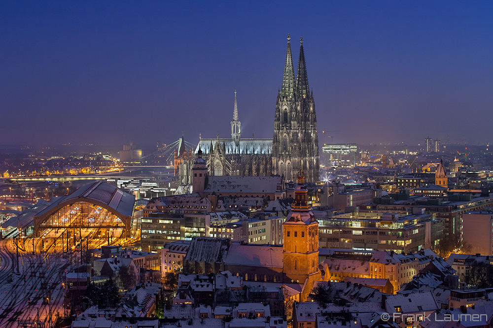 Köln - auch in Köln liegt schon mal Schnee