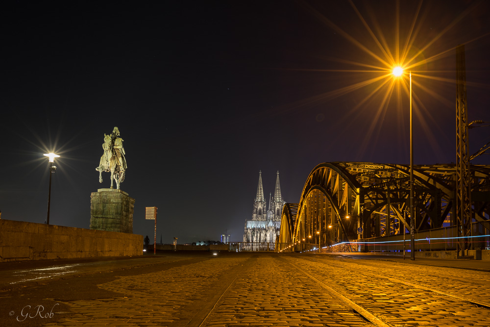 Köln - Auf der Hohenzollernbrücke