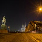 Köln - Auf der Hohenzollernbrücke